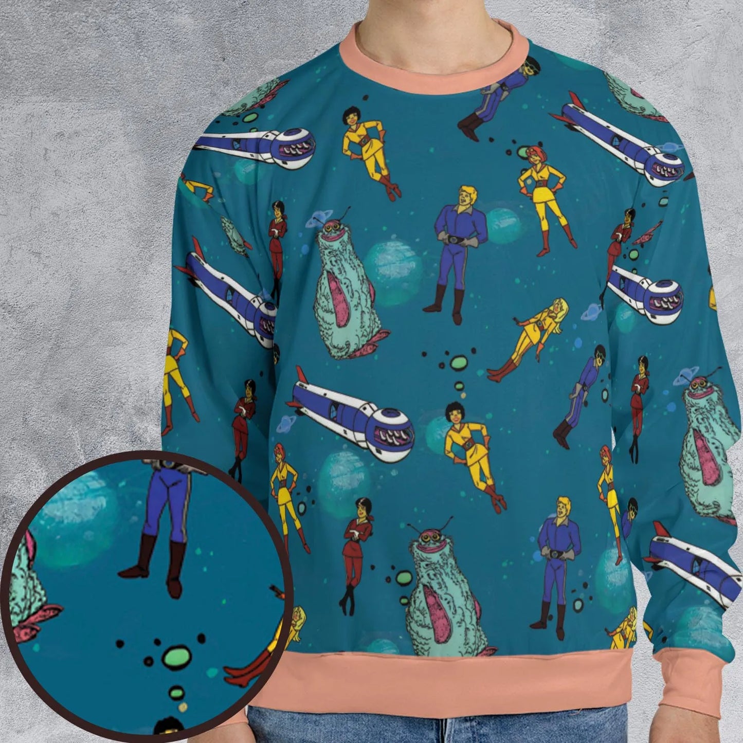 All-over Print Sweatshirt - 829S9141