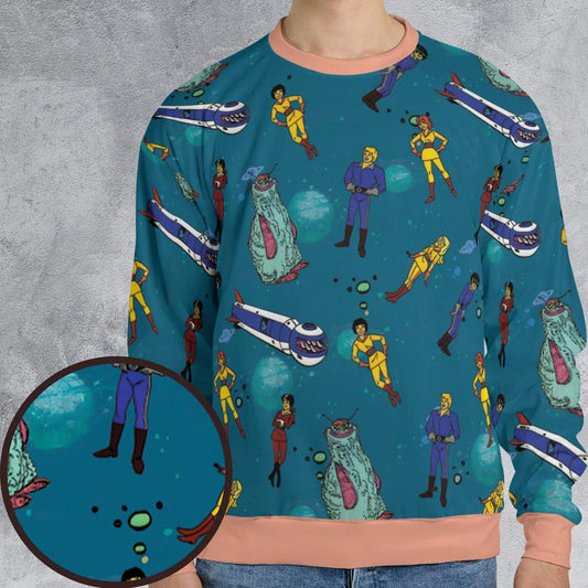 All-over Print Sweatshirt - 829S9141