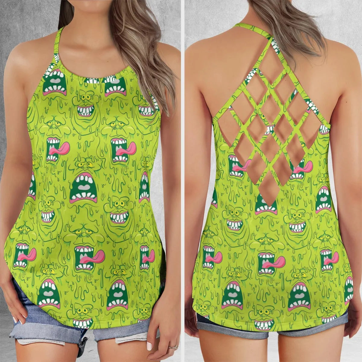 Criss Cross Tank Top - DX1N9YA2