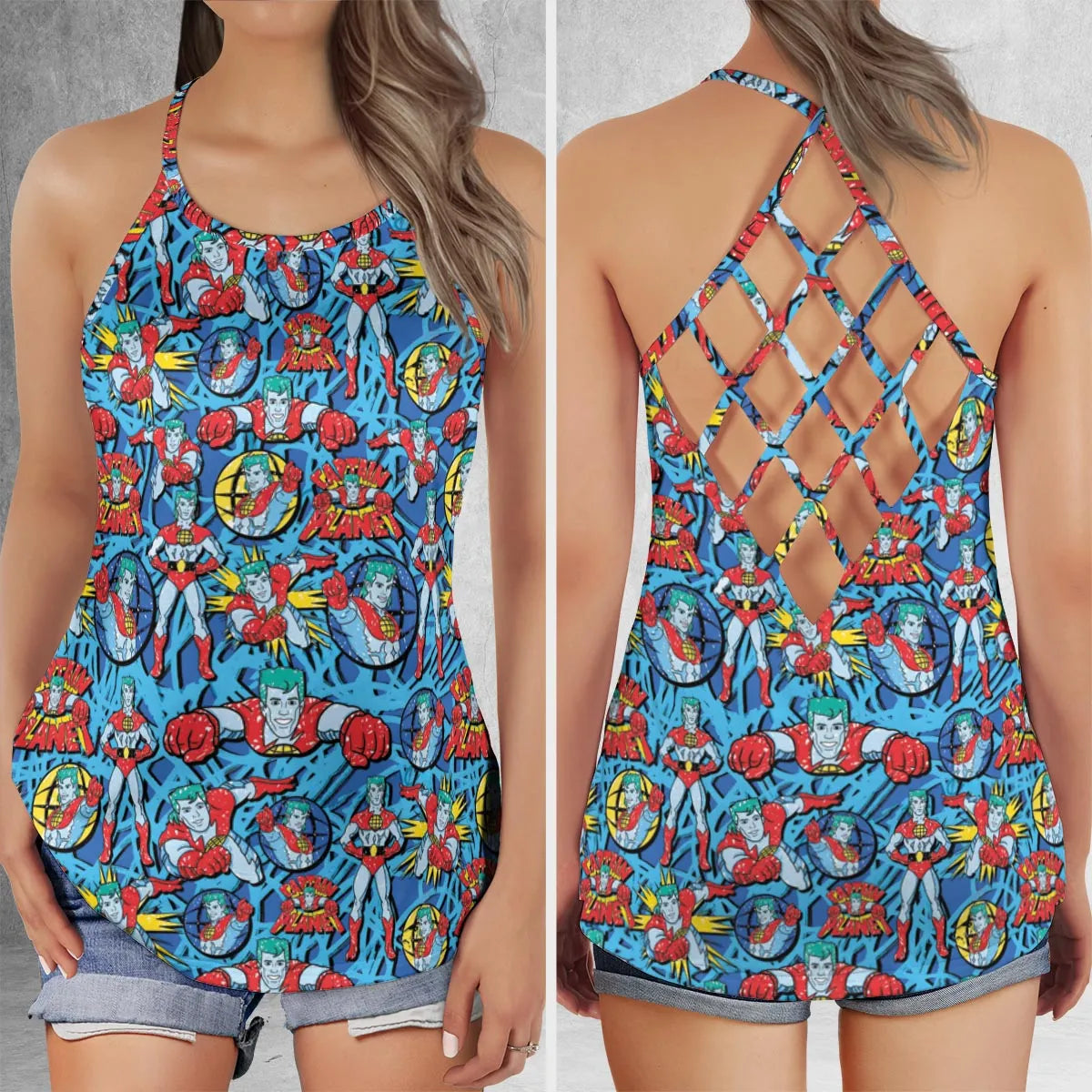 Criss Cross Tank Top - ESY5ZZ9G