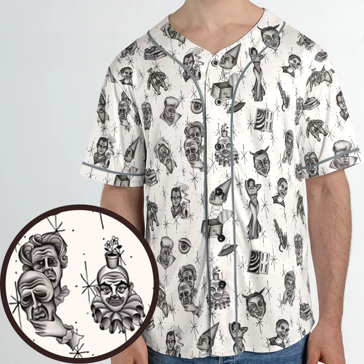 Unisex Baseball Jersey - CXRW4KKD