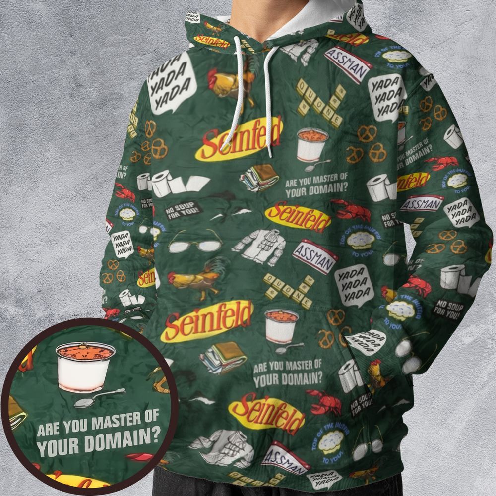 All-over Print Hoodie - 9XSWF6LZ -  - 1