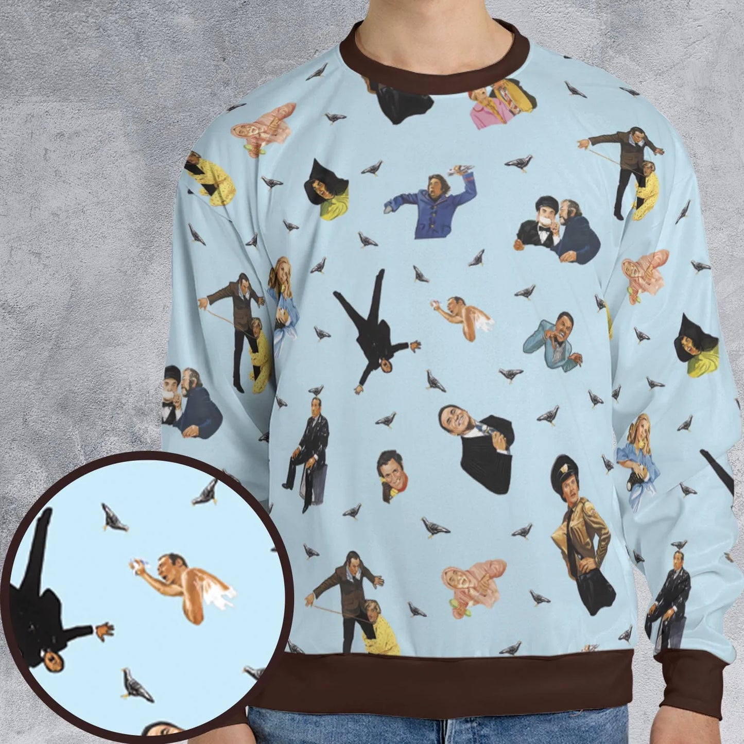 All-over Print Sweatshirt - VFKZ5P8Y