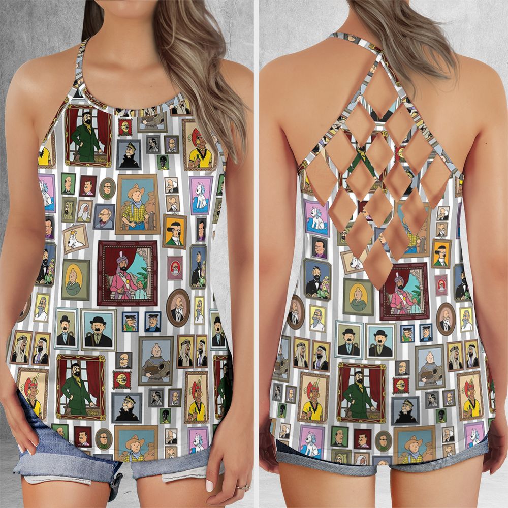 Criss Cross Tank Top - 7BEWMXVS -  - 1