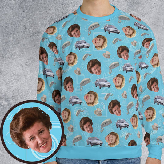 All-over Print Sweatshirt - C5XR95U5 -  - 1
