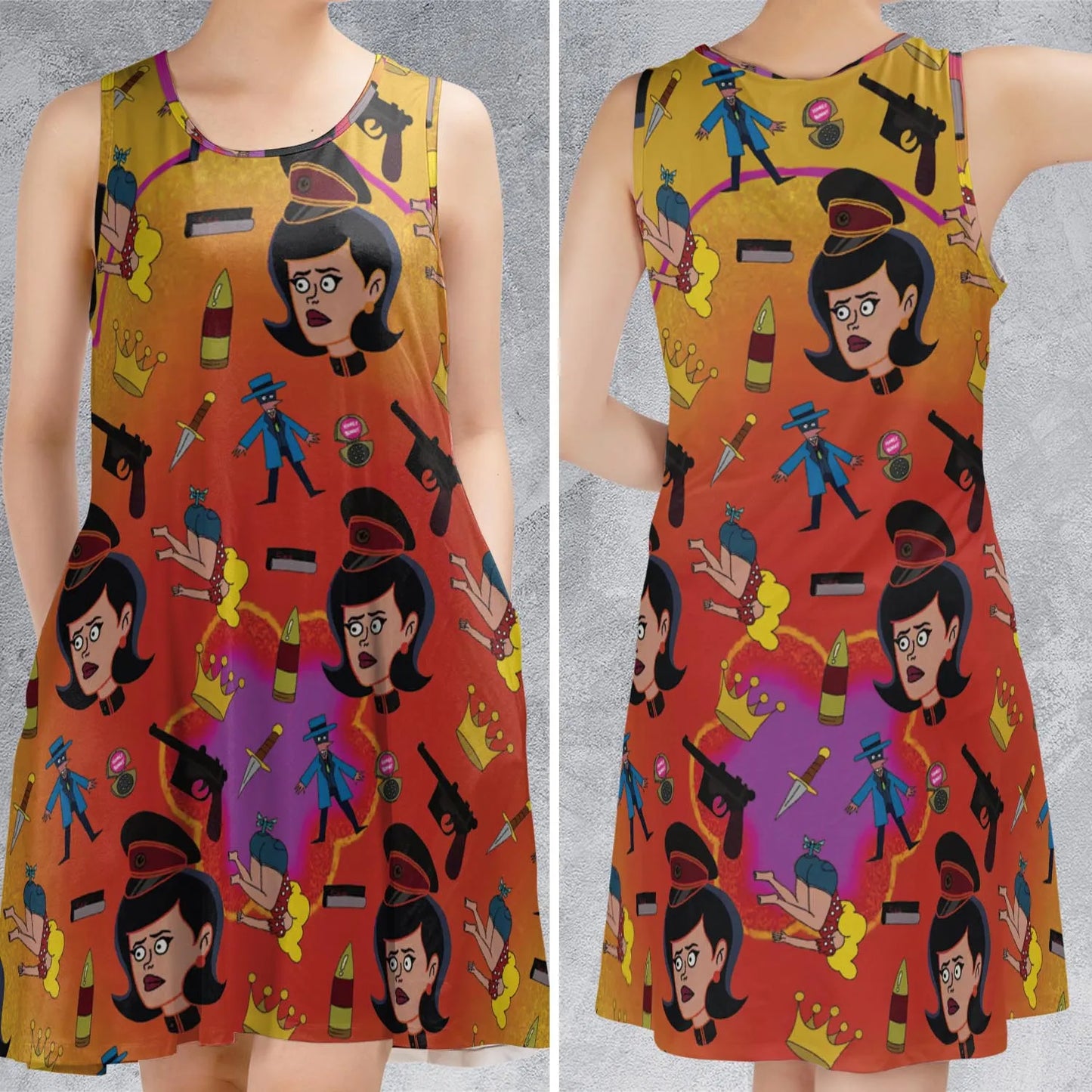 Sleeveless Dress - JUFE551F