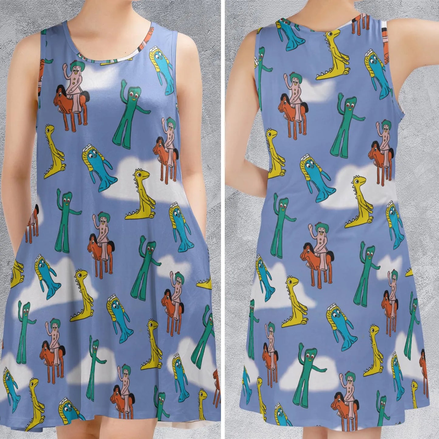 Sleeveless Dress - QXFH5AKS