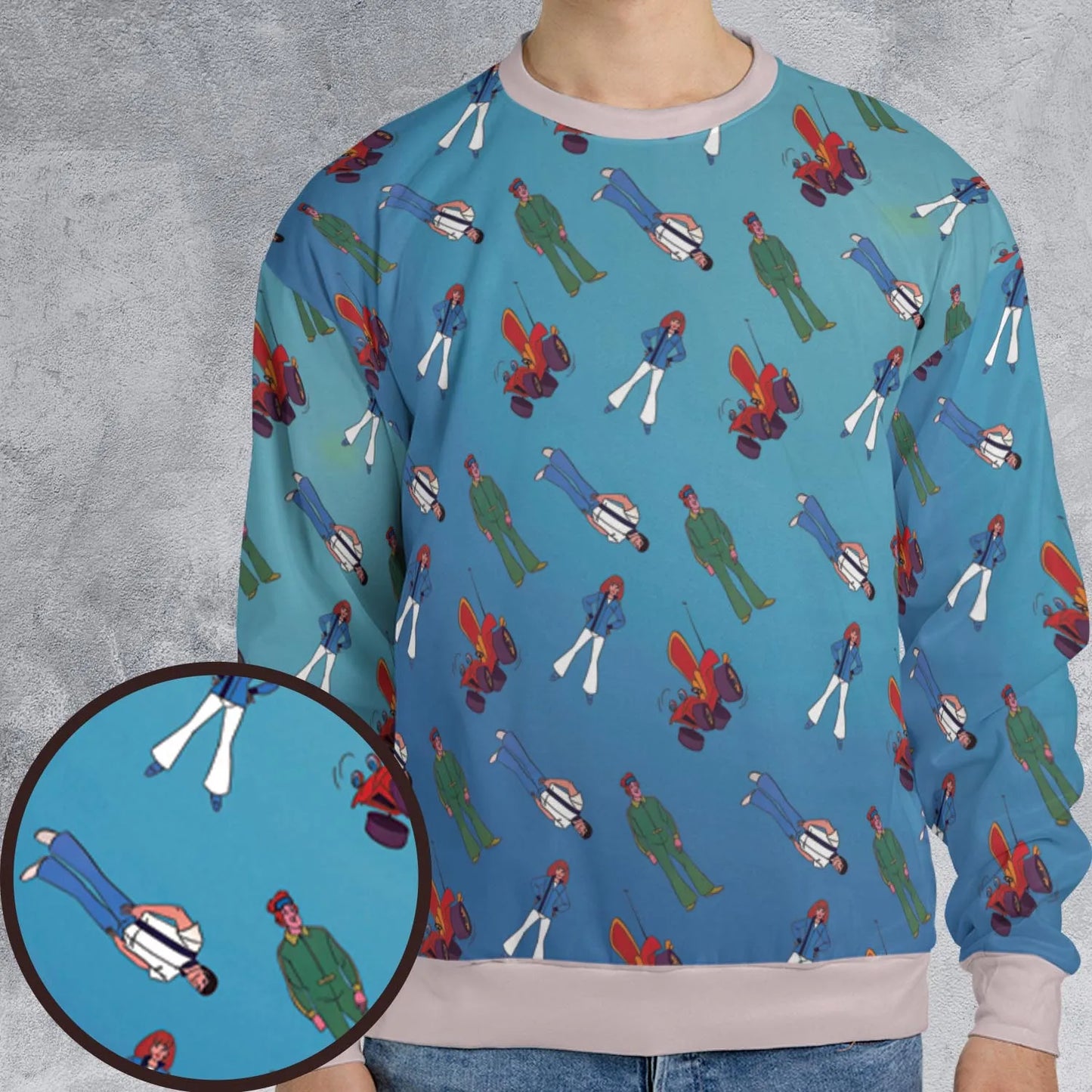 All-over Print Sweatshirt - G3AX6C4L
