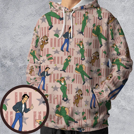 All-over Print Hoodie - CPKHXBV9