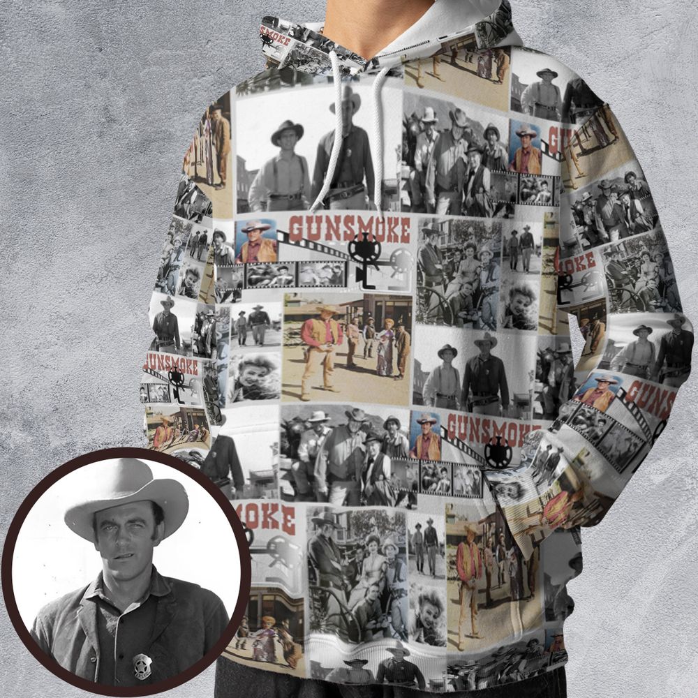 All-over Print Hoodie - D6VP44TF -  - 1
