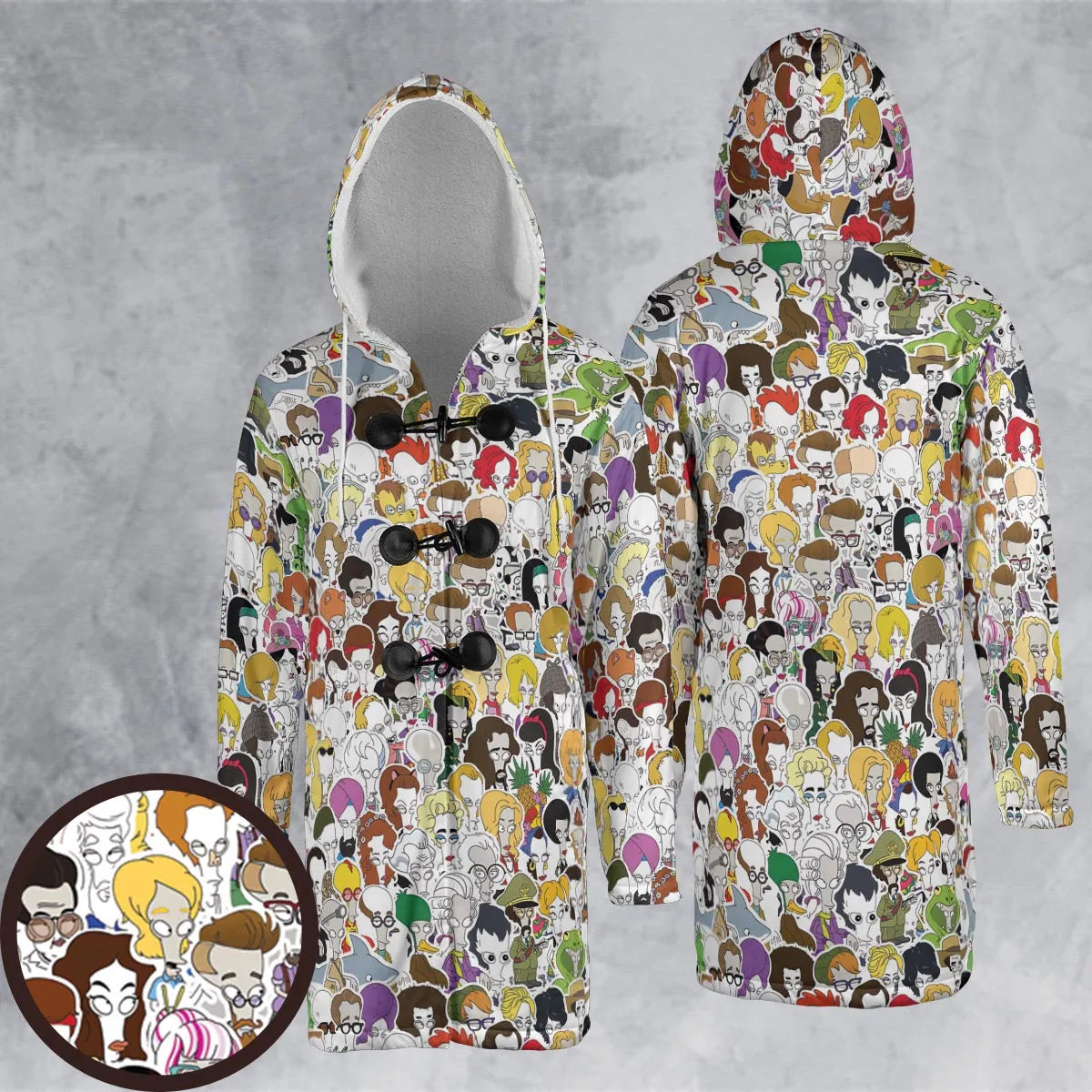 Hooded Cloak Coat - 655Q8GGW