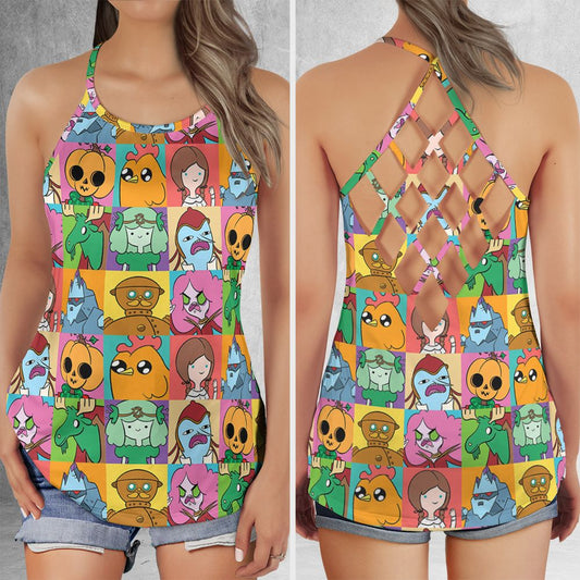 Criss Cross Tank Top - G3GWV19Q -  - 1