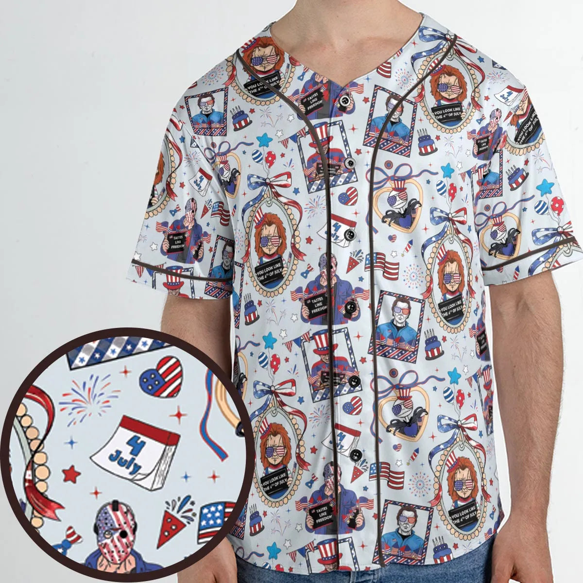 Unisex Baseball Jersey - C1A1DFK3