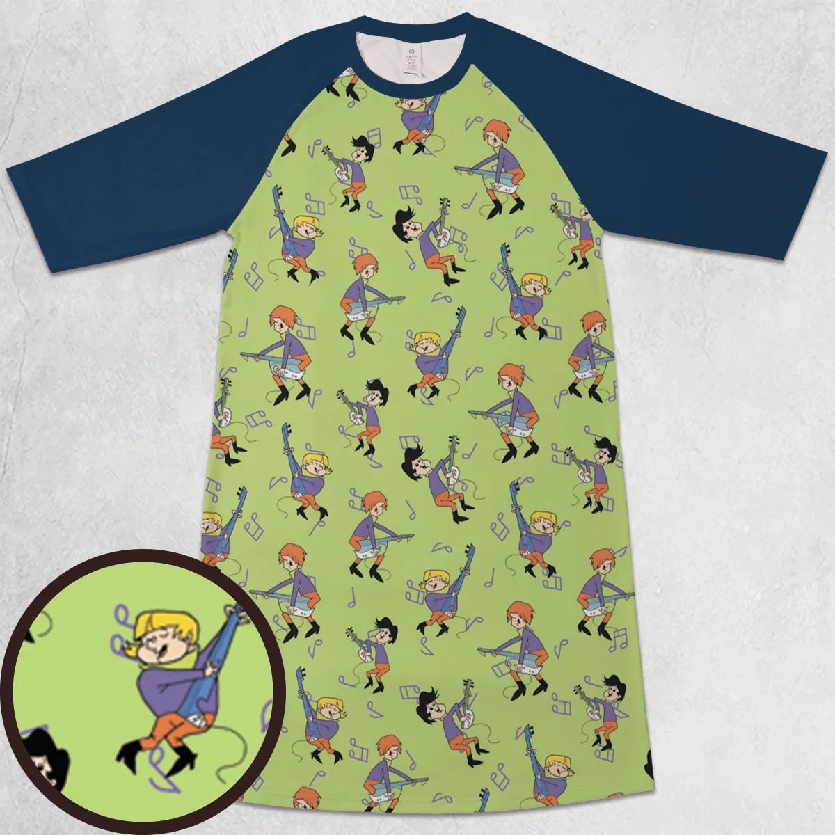 3/4 Sleeve Raglan Dress - 9ZMQ44SV