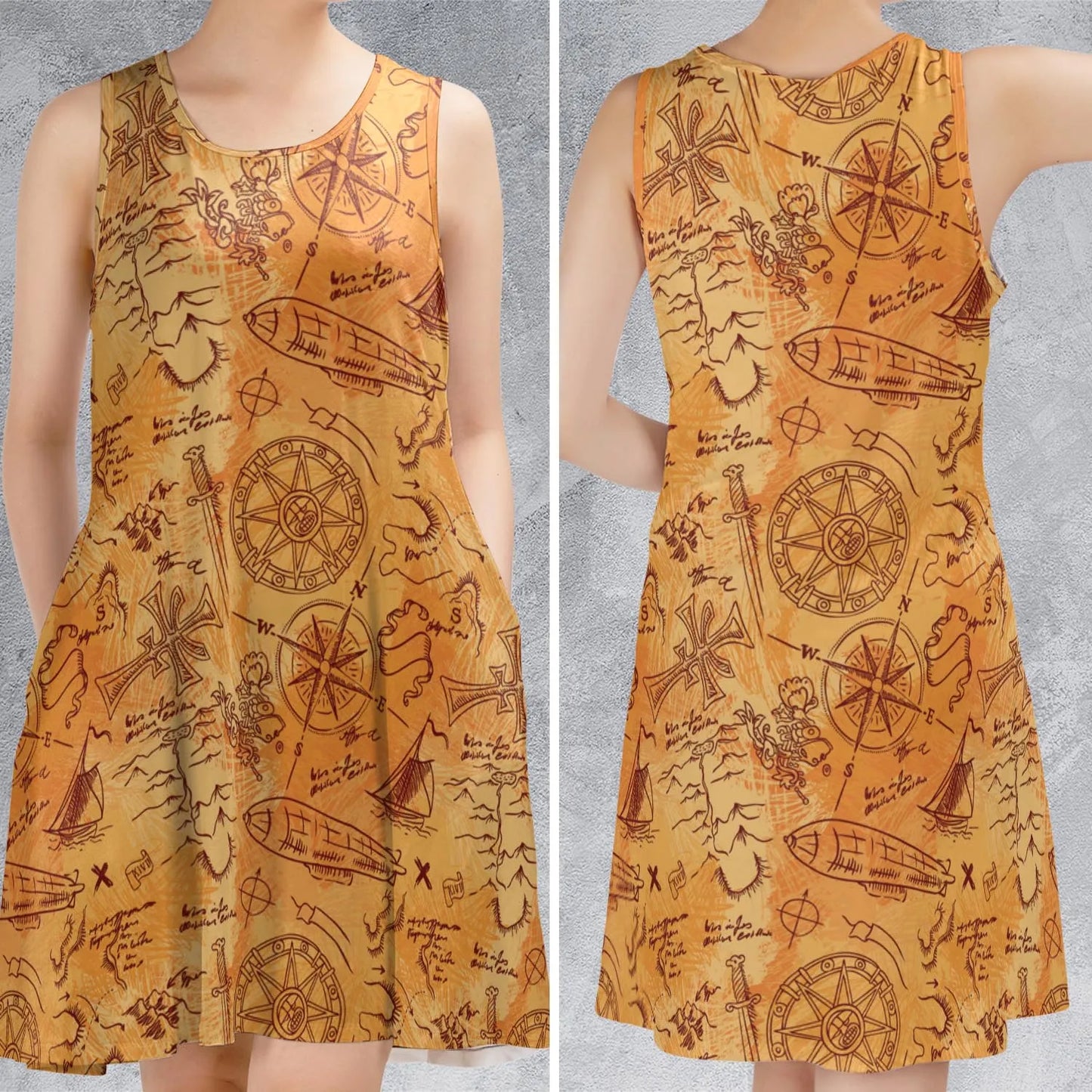 Sleeveless Dress - HKLTWC8U