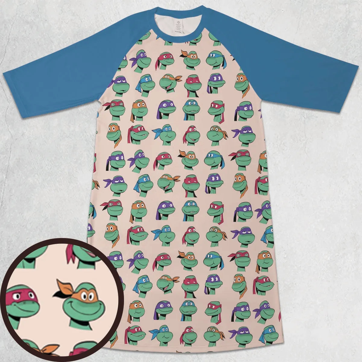3/4 Sleeve Raglan Dress - H5Q9ESGT