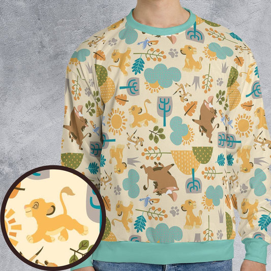 All-over Print Sweatshirt - S5L6B3AR -  - 1