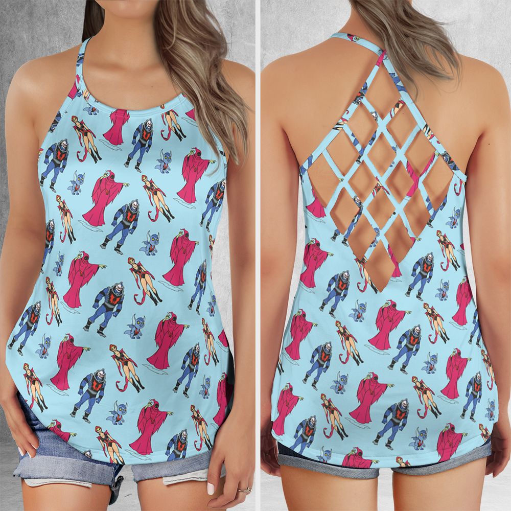 Criss Cross Tank Top - B5GZUDKB -  - 1