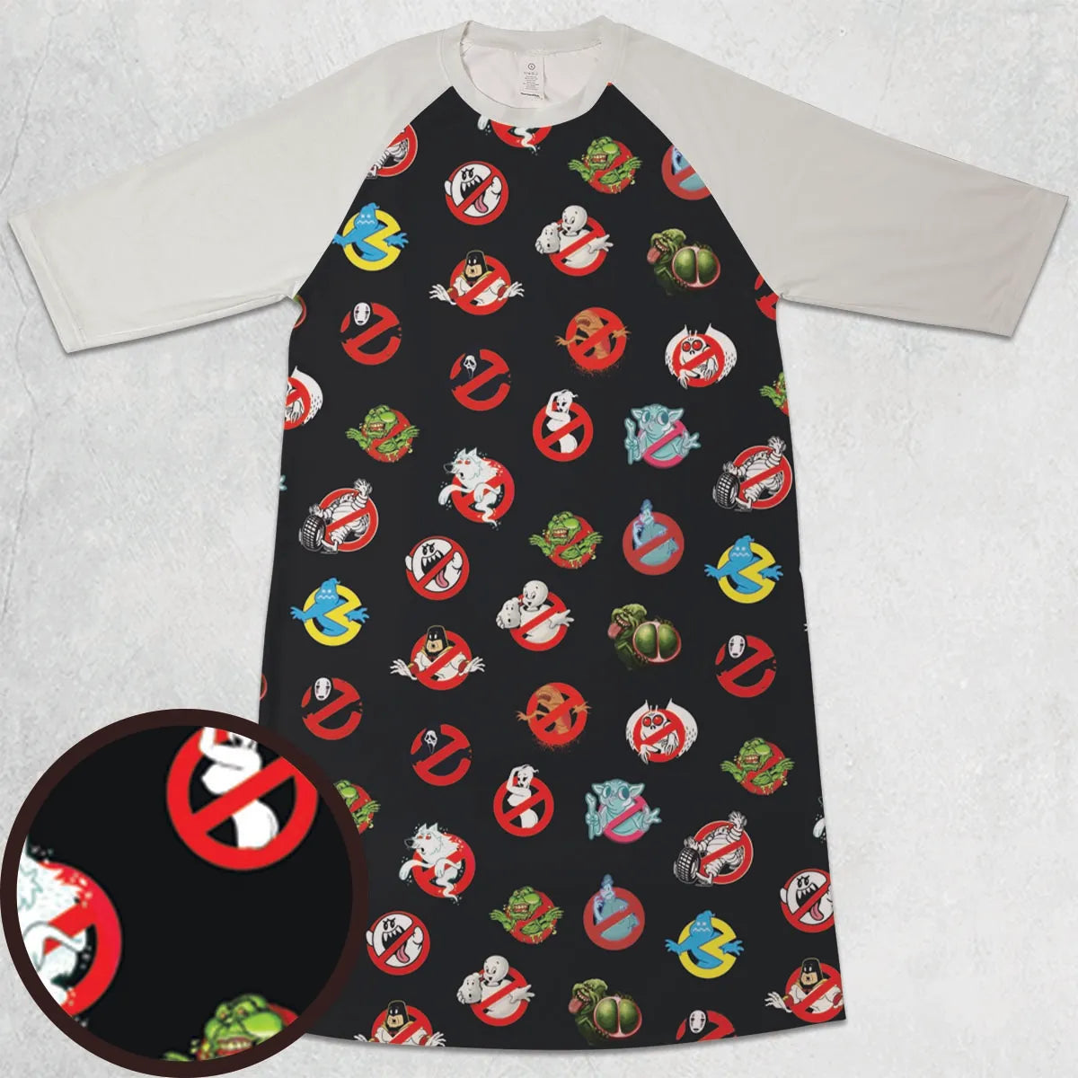 3/4 Sleeve Raglan Dress - PUX7S7W2
