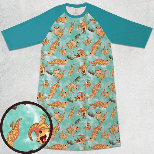 3/4 Sleeve Raglan Dress - 3M6HL5SS