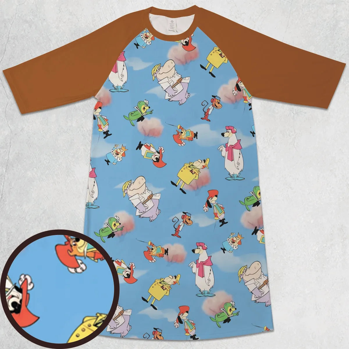 3/4 Sleeve Raglan Dress - Z8FJE7V2