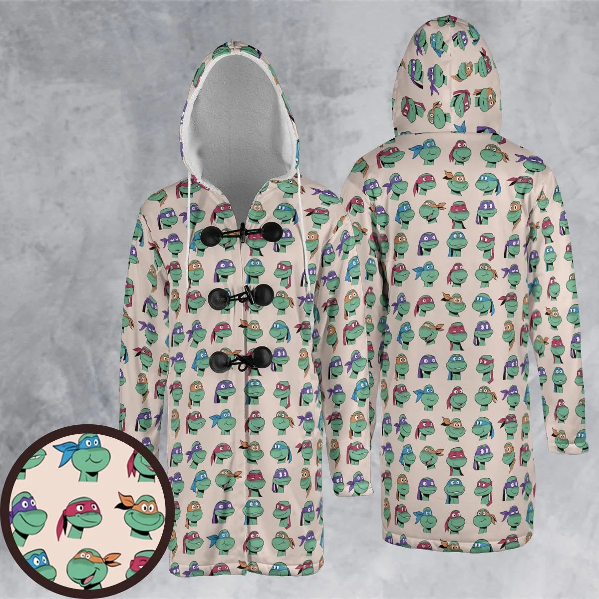 Hooded Cloak Coat - 7J9TXVAT