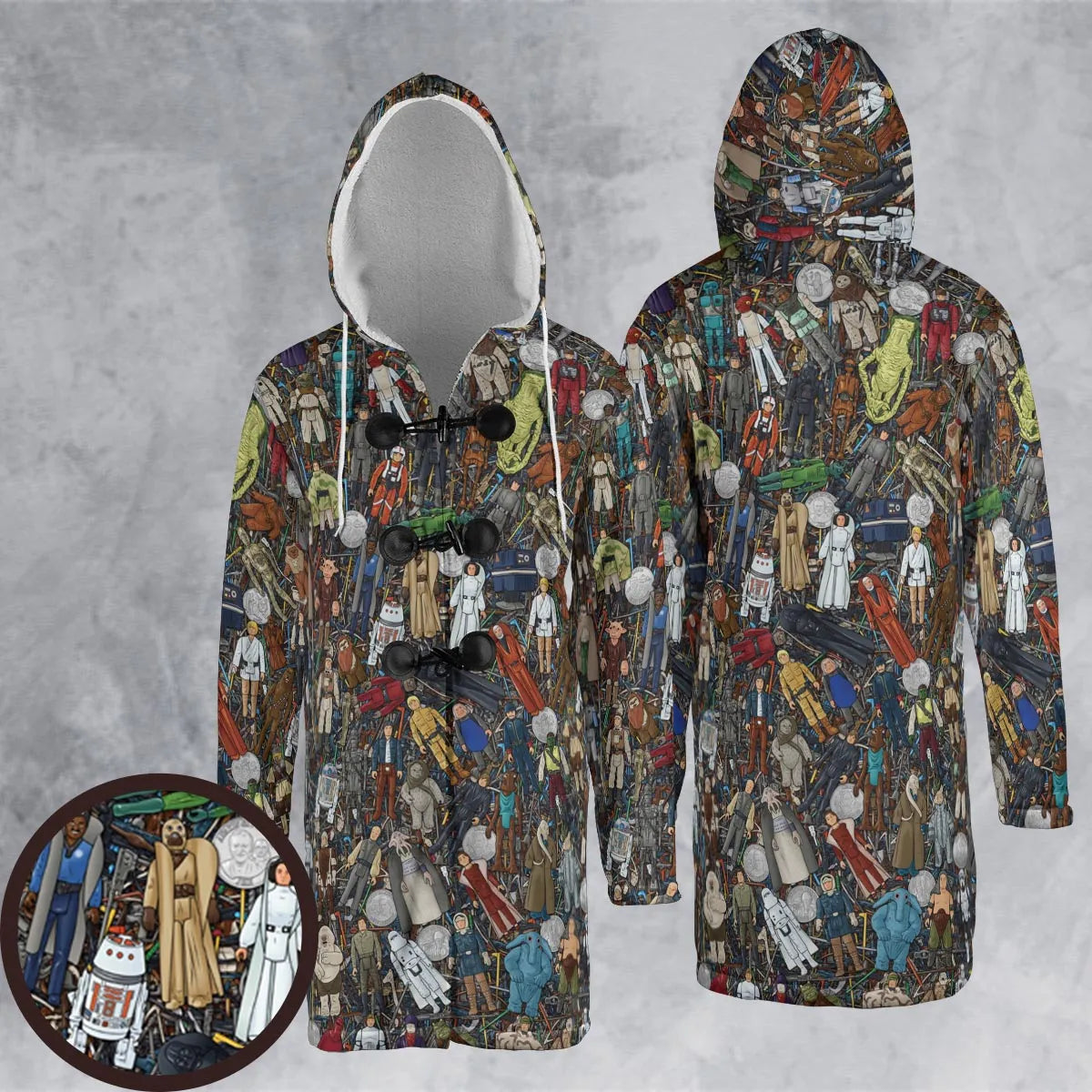Hooded Cloak Coat - S8Q5LTGK