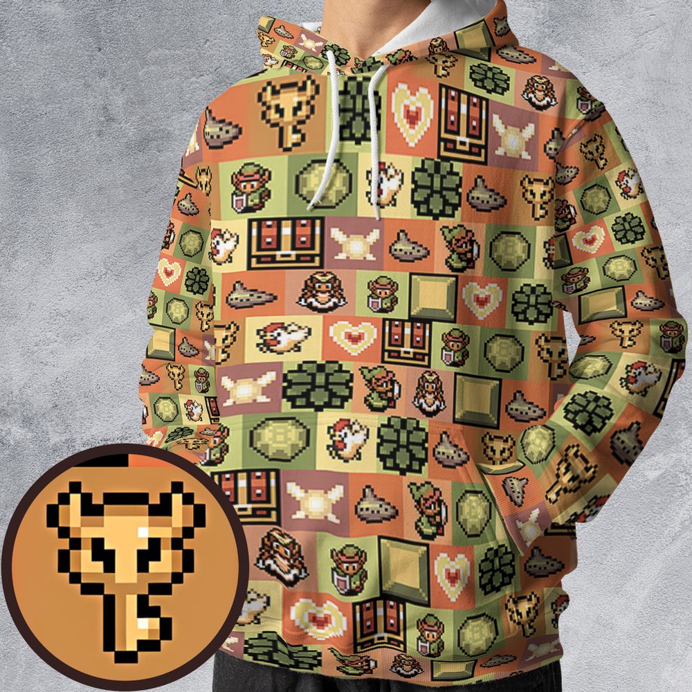 All-over Print Hoodie - SRC45NUN -  - 1