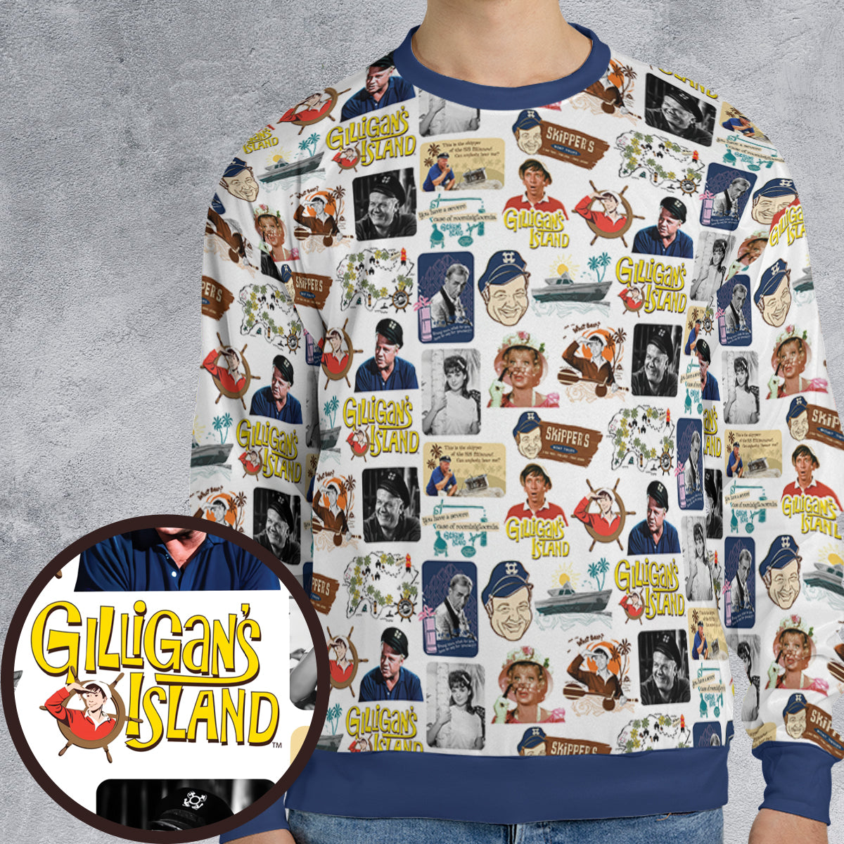 All-over Print Sweatshirt - JE2BBMFW