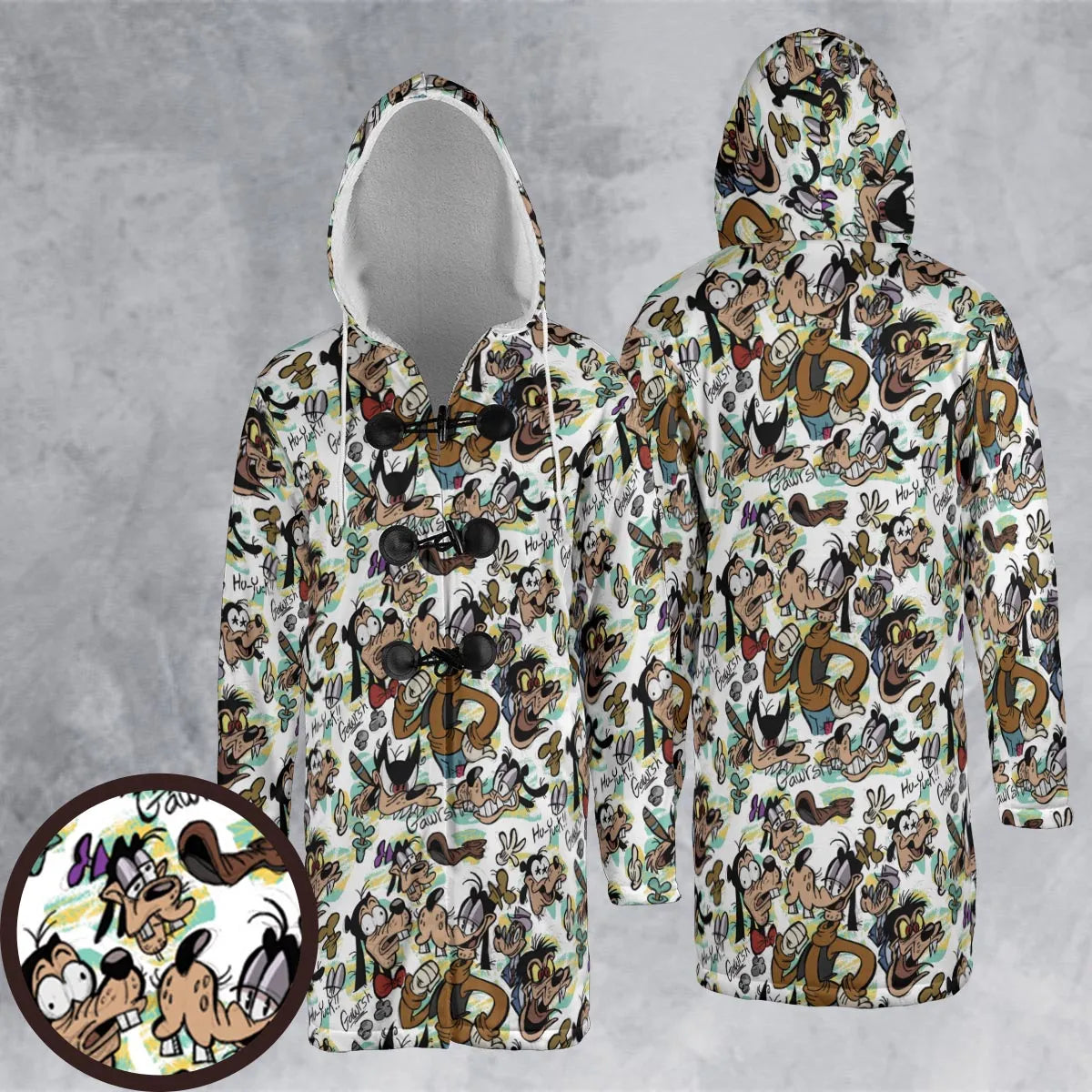 Hooded Cloak Coat - S2GT3AEA