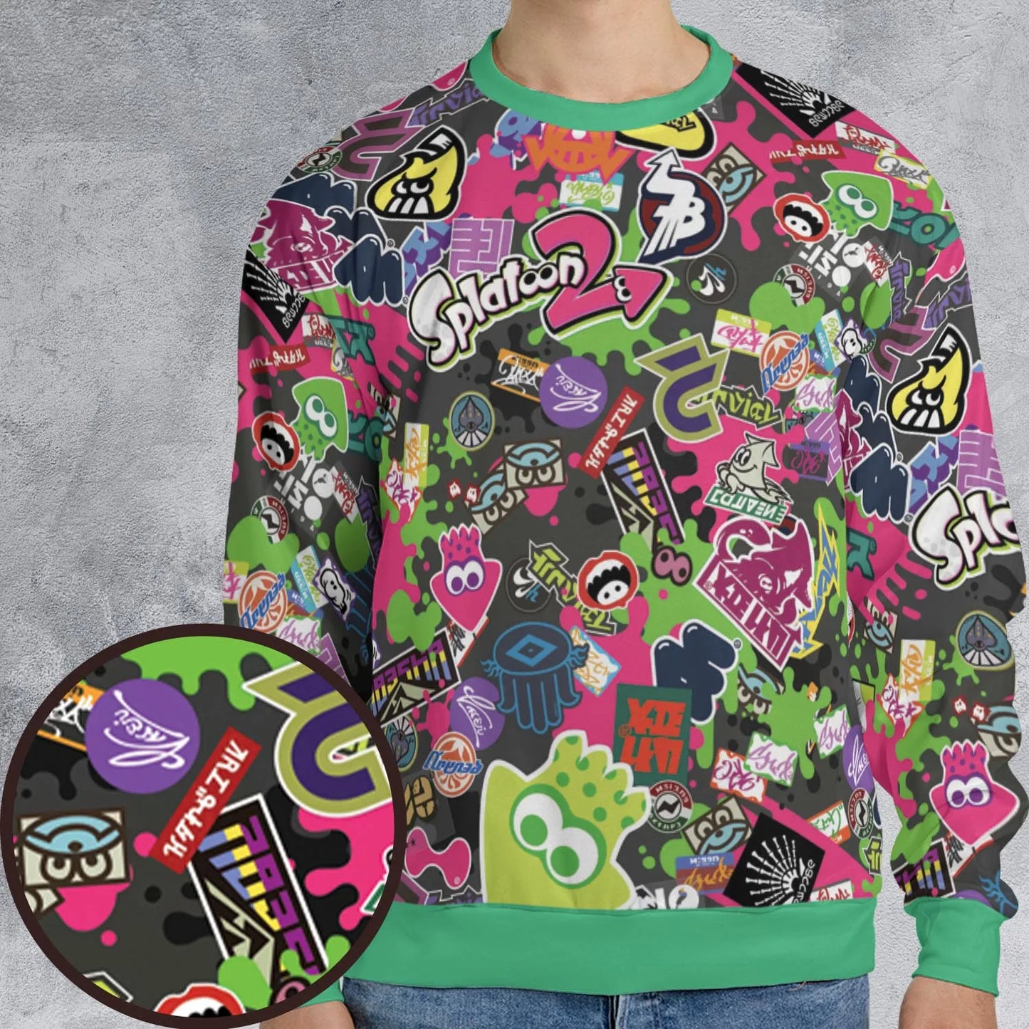 All-over Print Sweatshirt - 6GFQRJR9