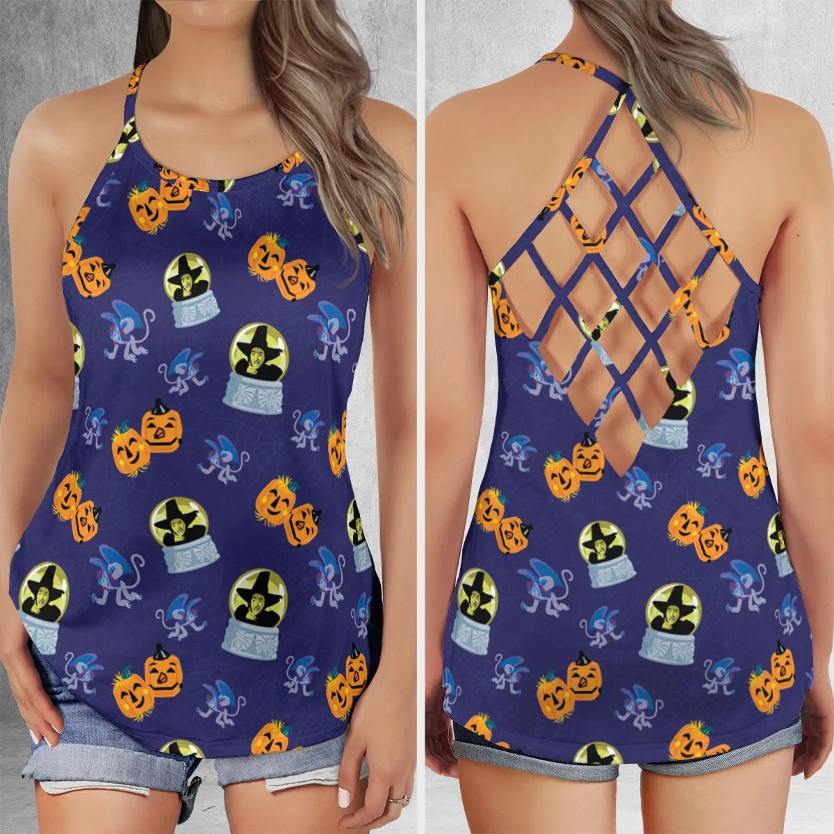 Criss Cross Tank Top - P96NKMQB