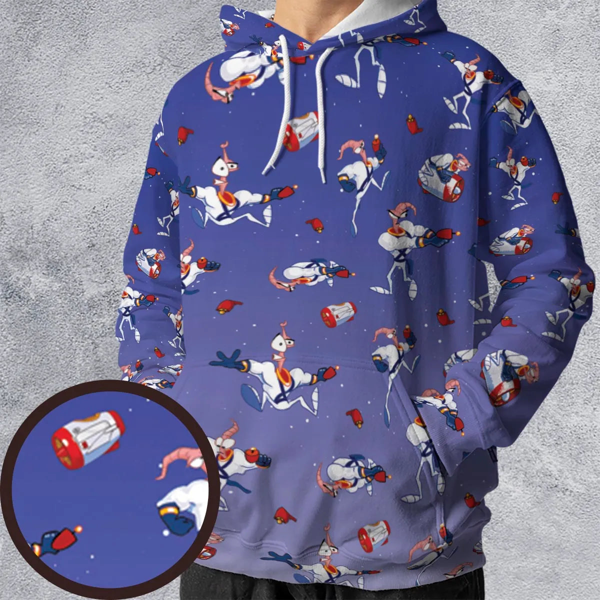 All-over Print Hoodie - X47U1J5Q