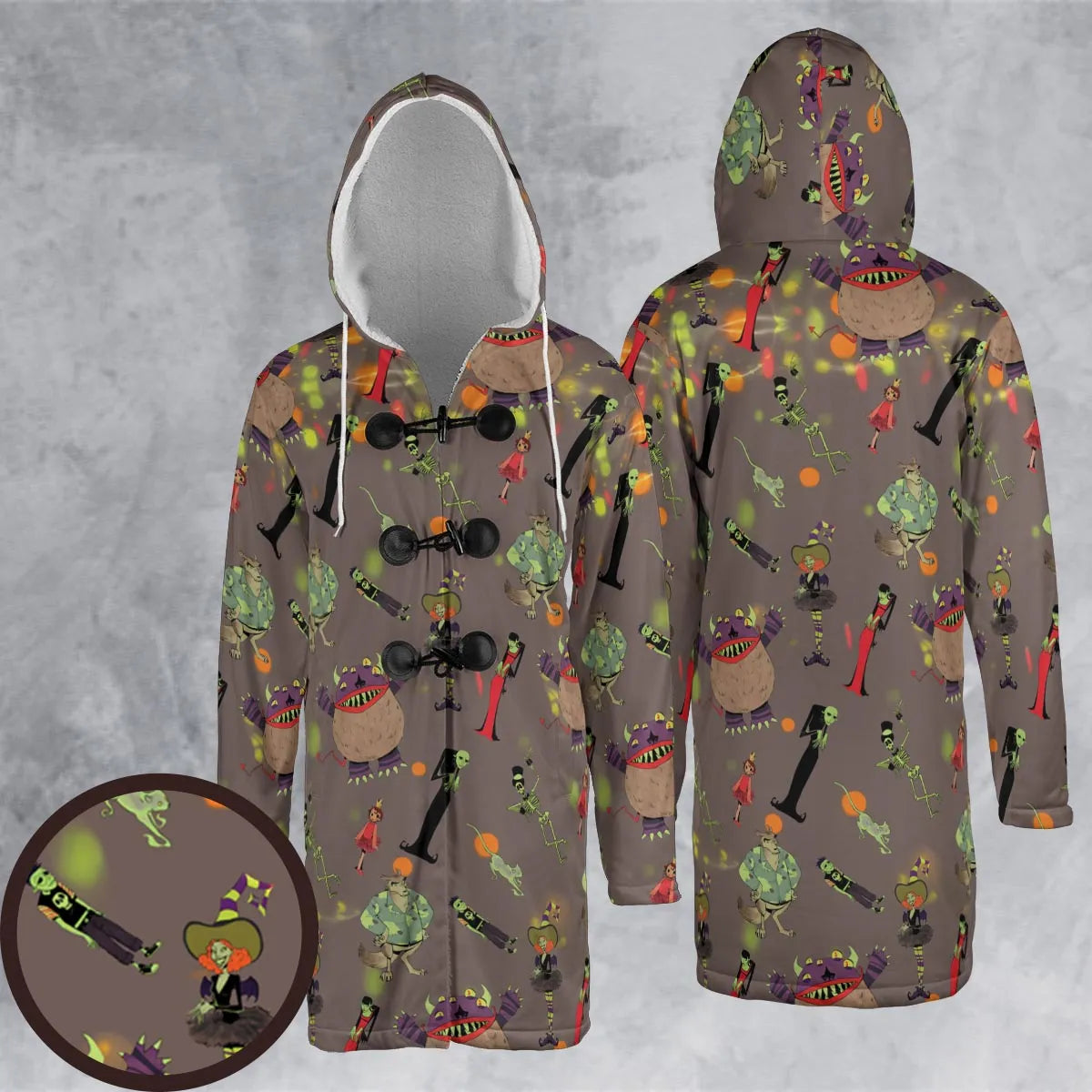 Hooded Cloak Coat - L3GC6V23