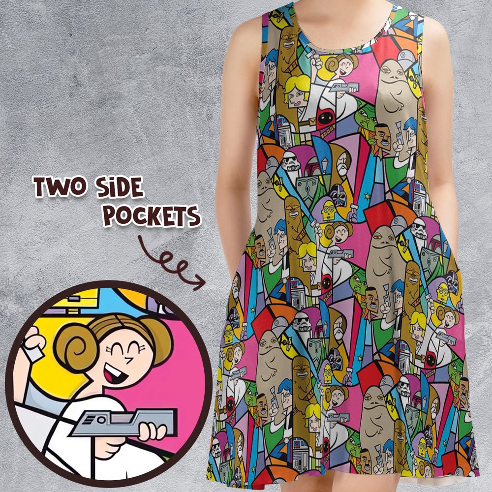 Sleeveless Dress - SNG76VGP -  - 1