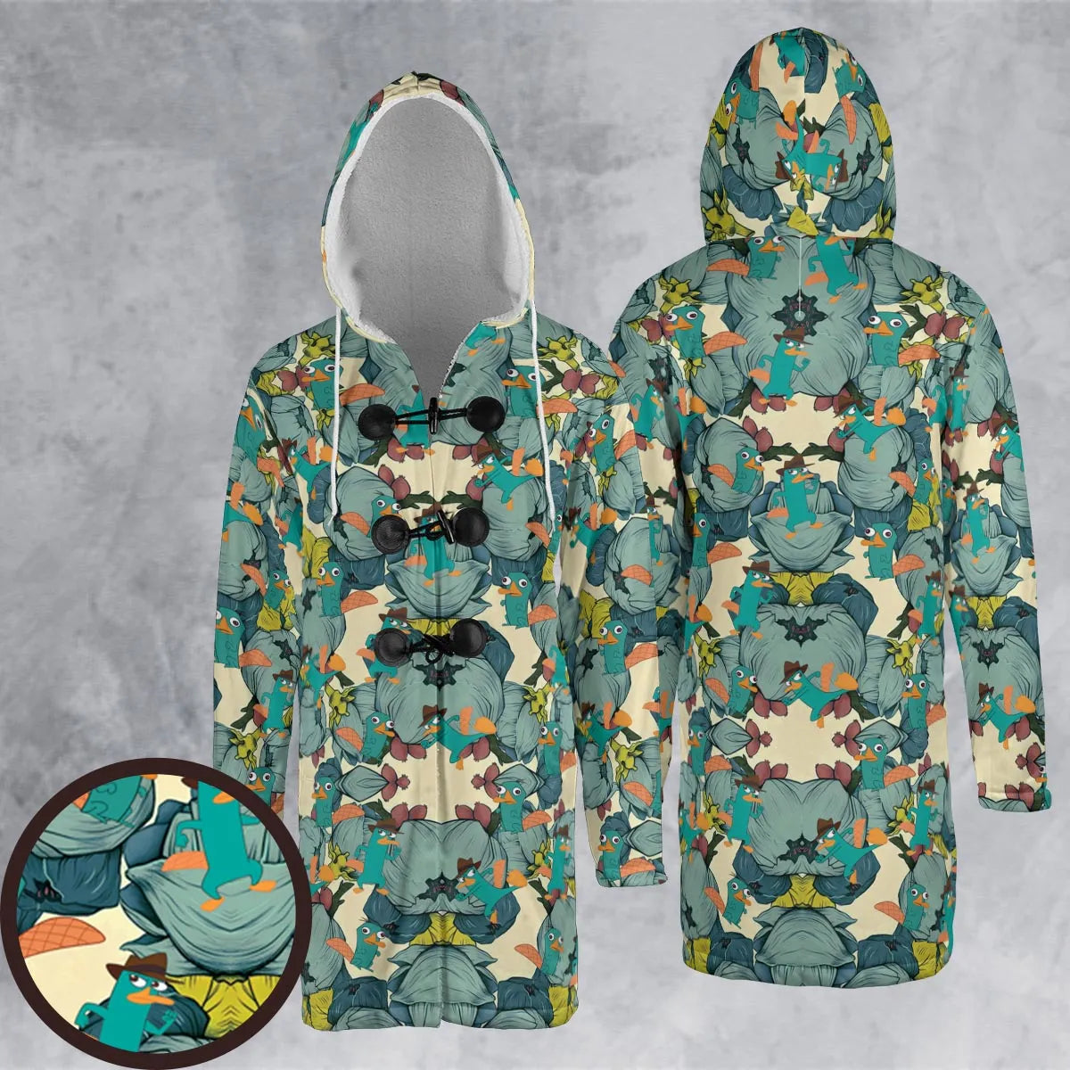 Hooded Cloak Coat - AFDKHL1W