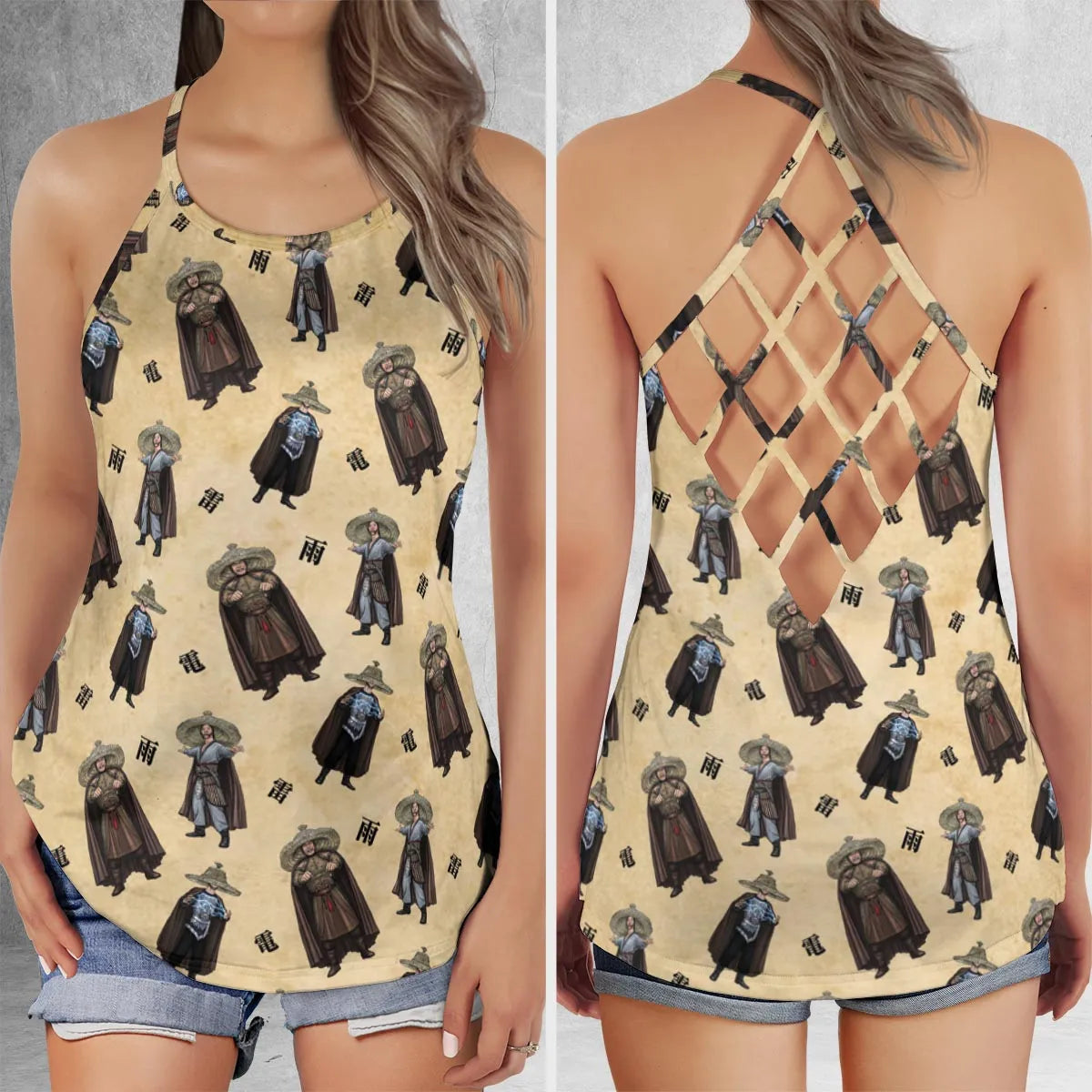 Criss Cross Tank Top - 6GVBRM2E