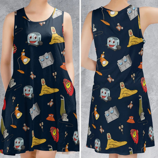 Sleeveless Dress - Z8B87BSM