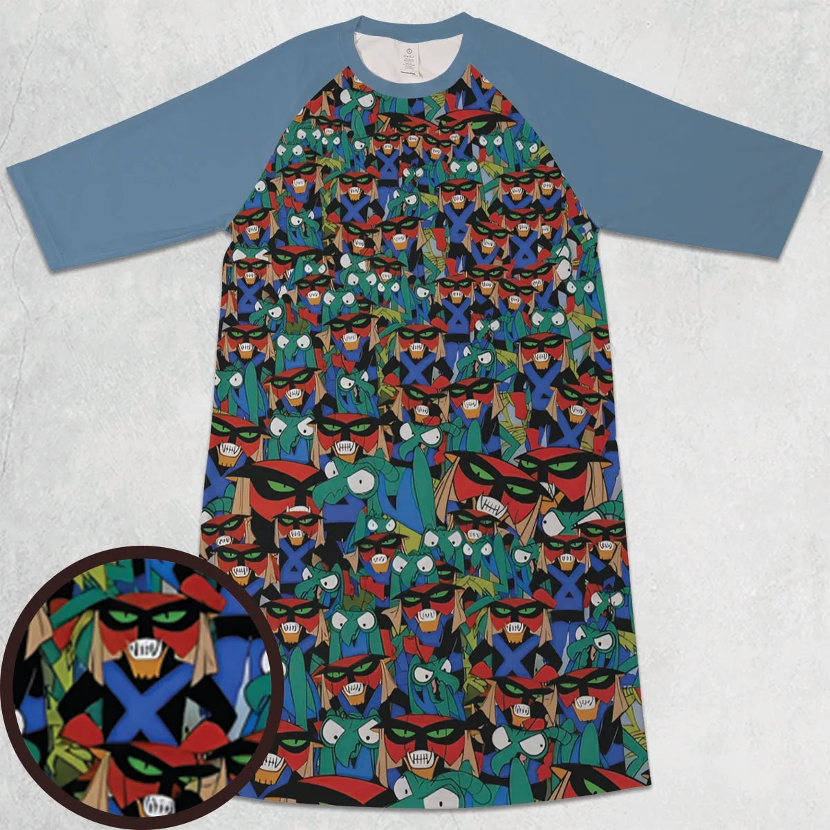 3/4 Sleeve Raglan Dress - 3WB6HUDM