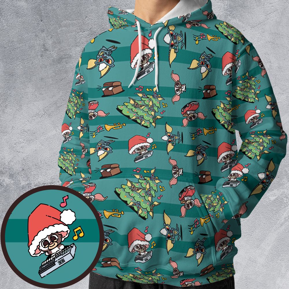 All-over Print Hoodie - W3XW8RBZ -  - 1