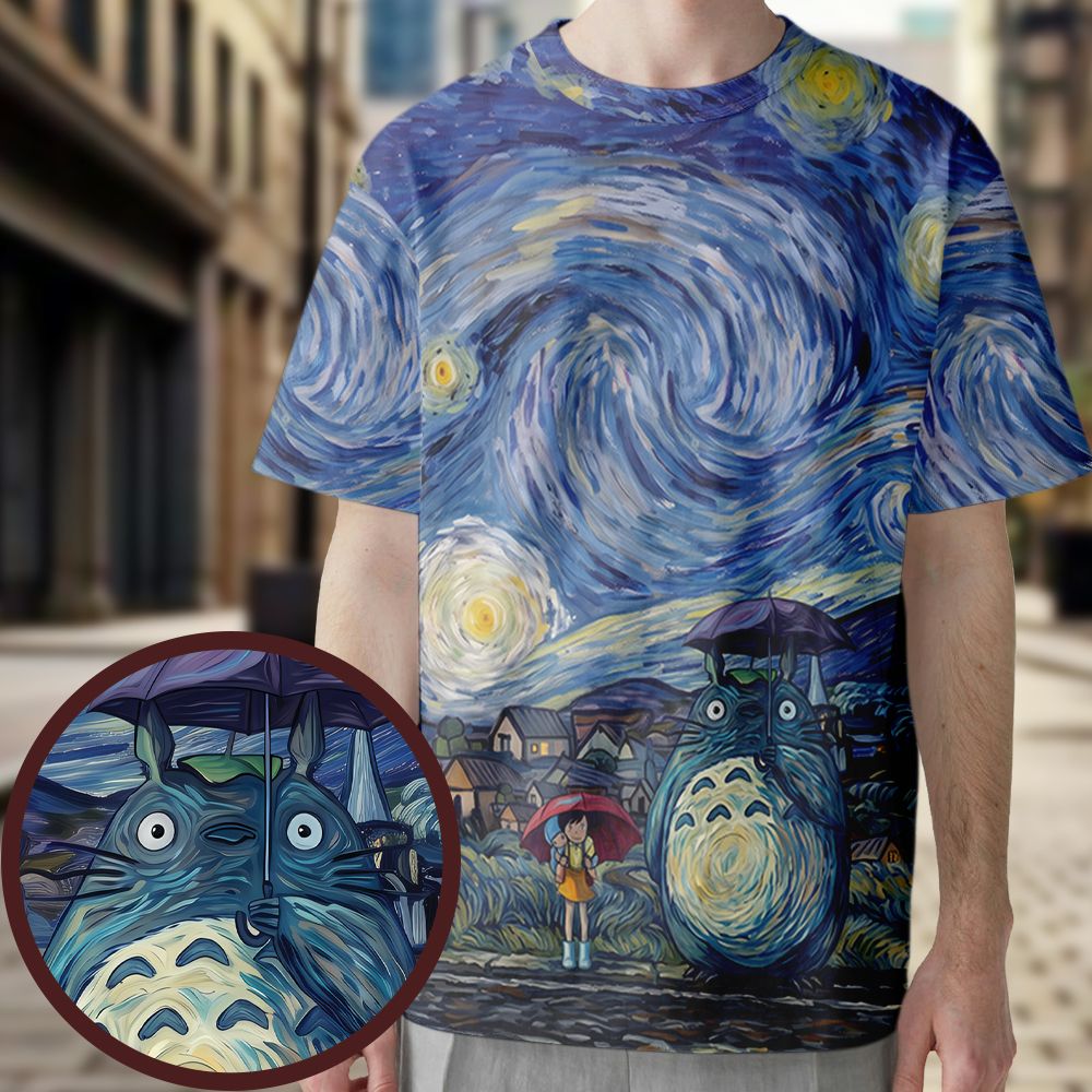 Starry Night with Totoro -  - 1