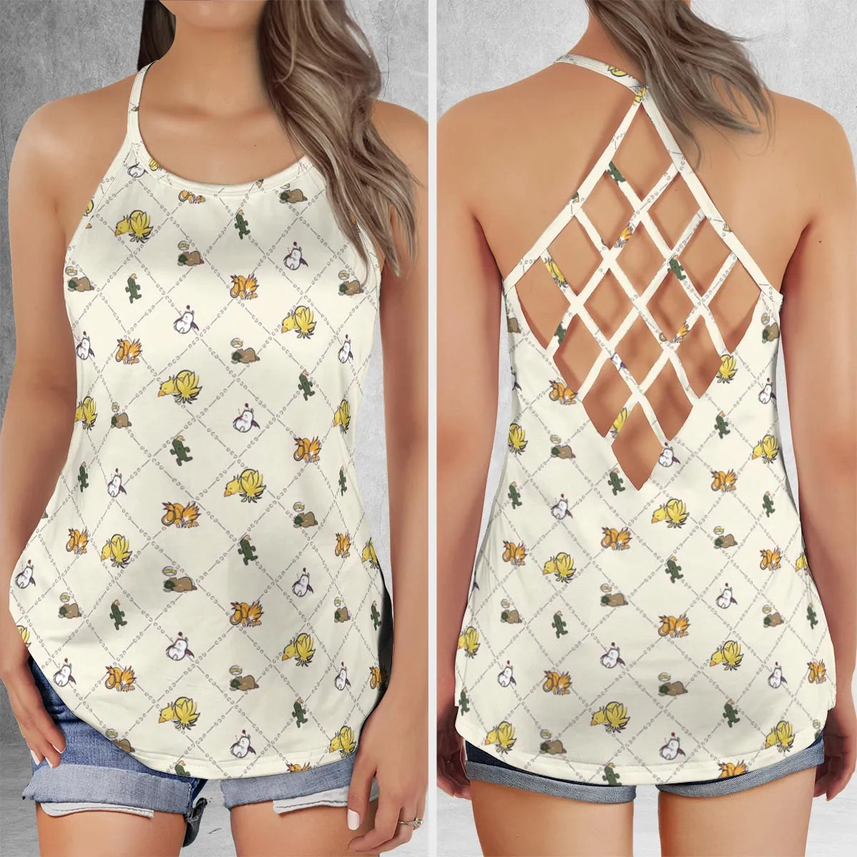 Criss Cross Tank Top - TCMVA8J2