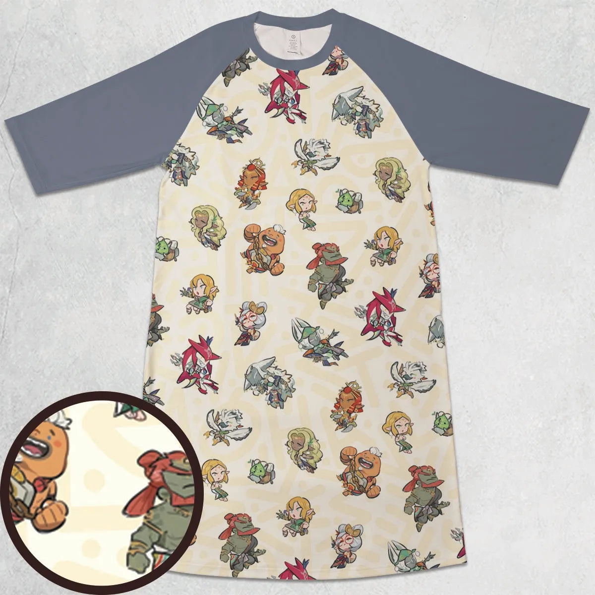3/4 Sleeve Raglan Dress - X4EM739P