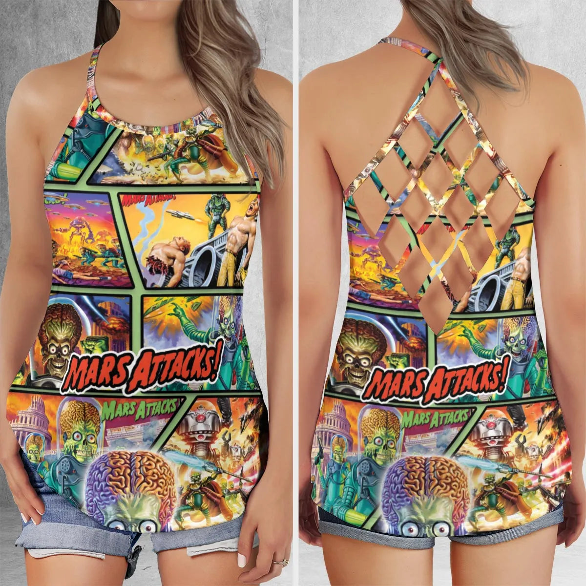 Criss Cross Tank Top - 9ALYFYSK