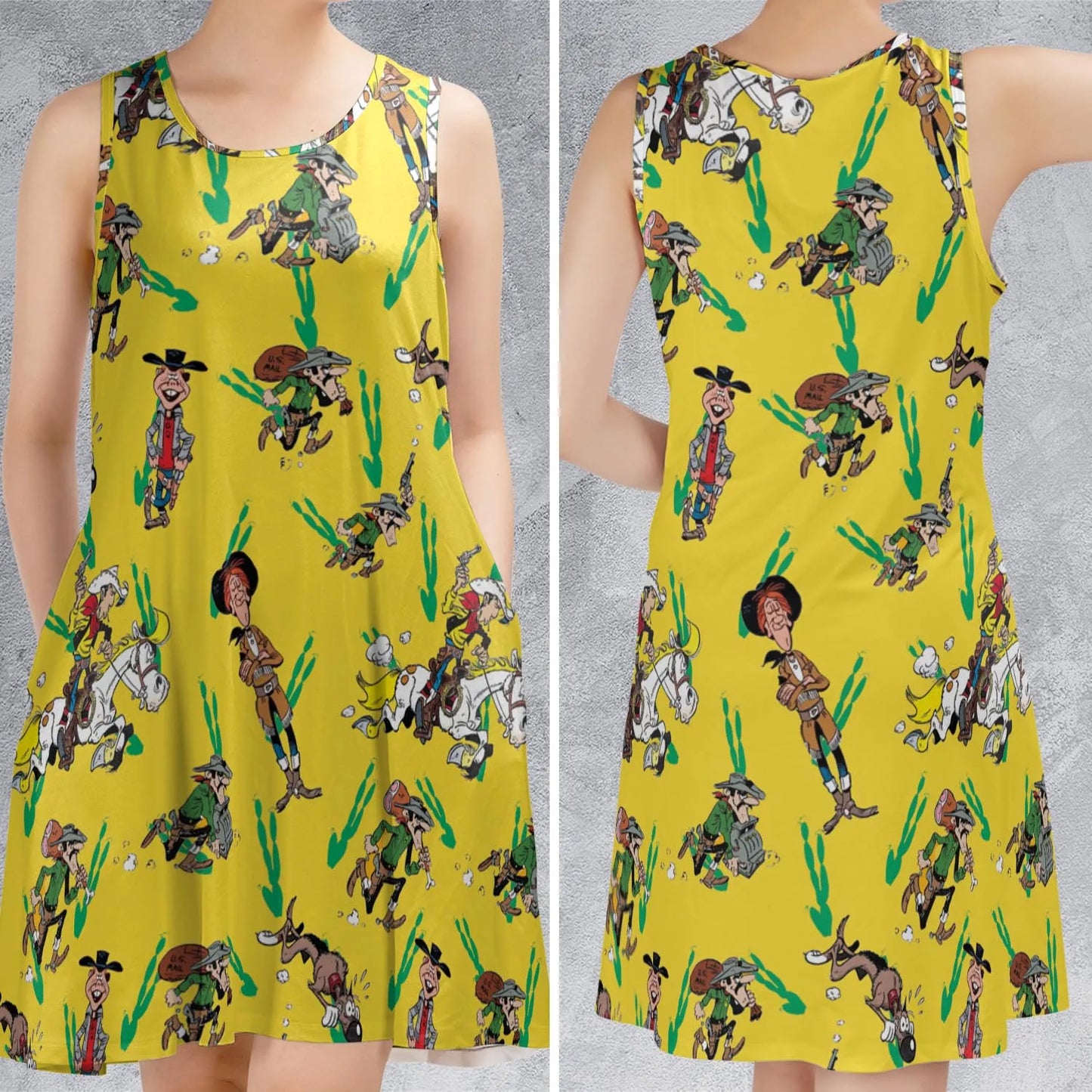 Sleeveless Dress - TEQ8HLLM