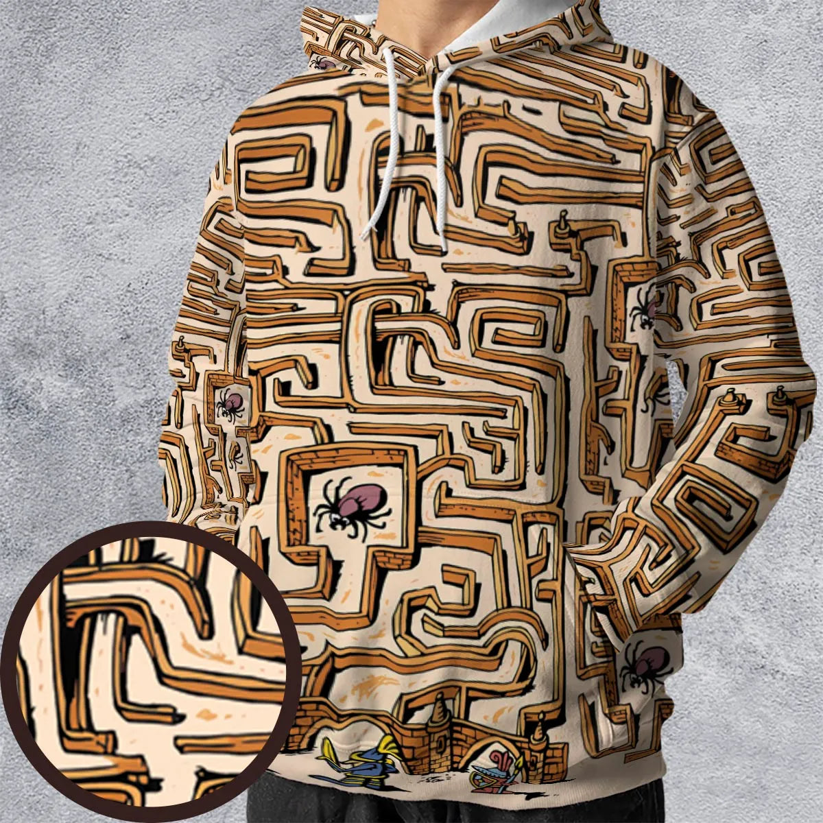 All-over Print Hoodie - 27B78LU7