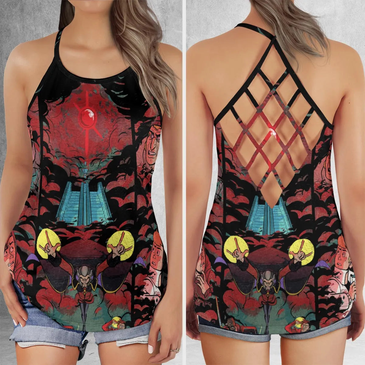 Criss Cross Tank Top - XZLSZ7NR
