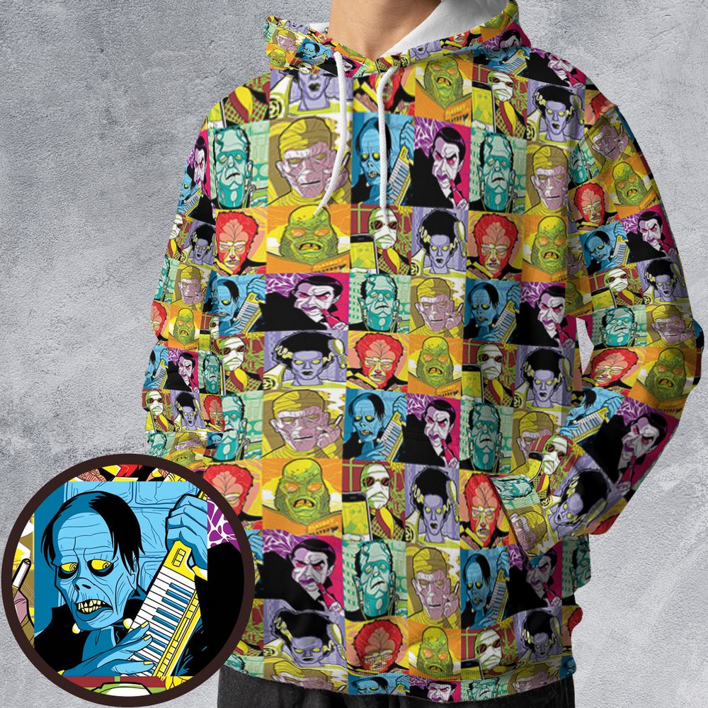All-over Print Hoodie - HWLSGJPD -  - 1