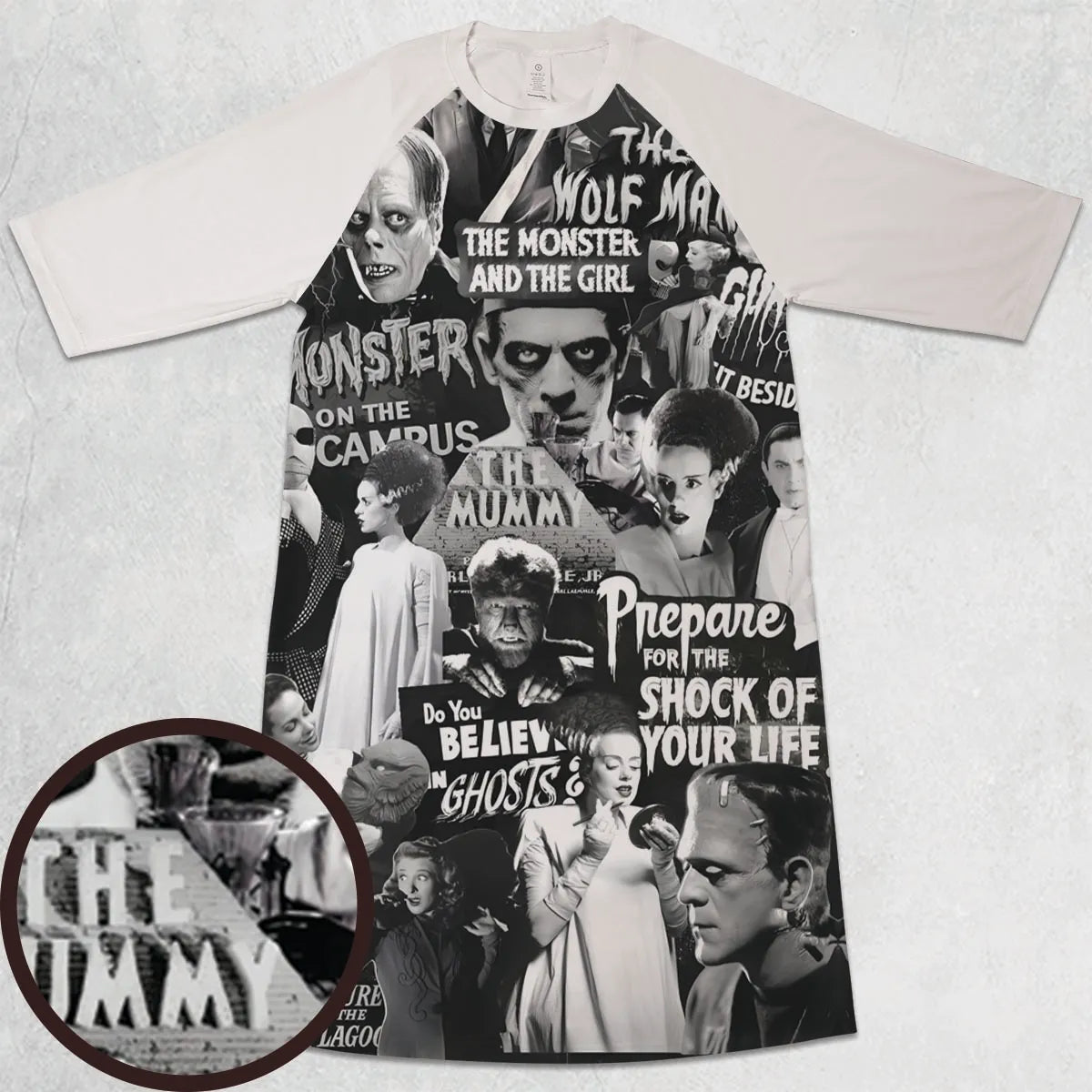 3/4 Sleeve Raglan Dress - 52C7KX3A