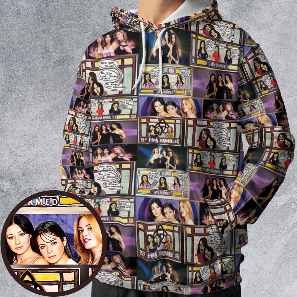 All-over Print Hoodie - E4D2EMVF -  - 1